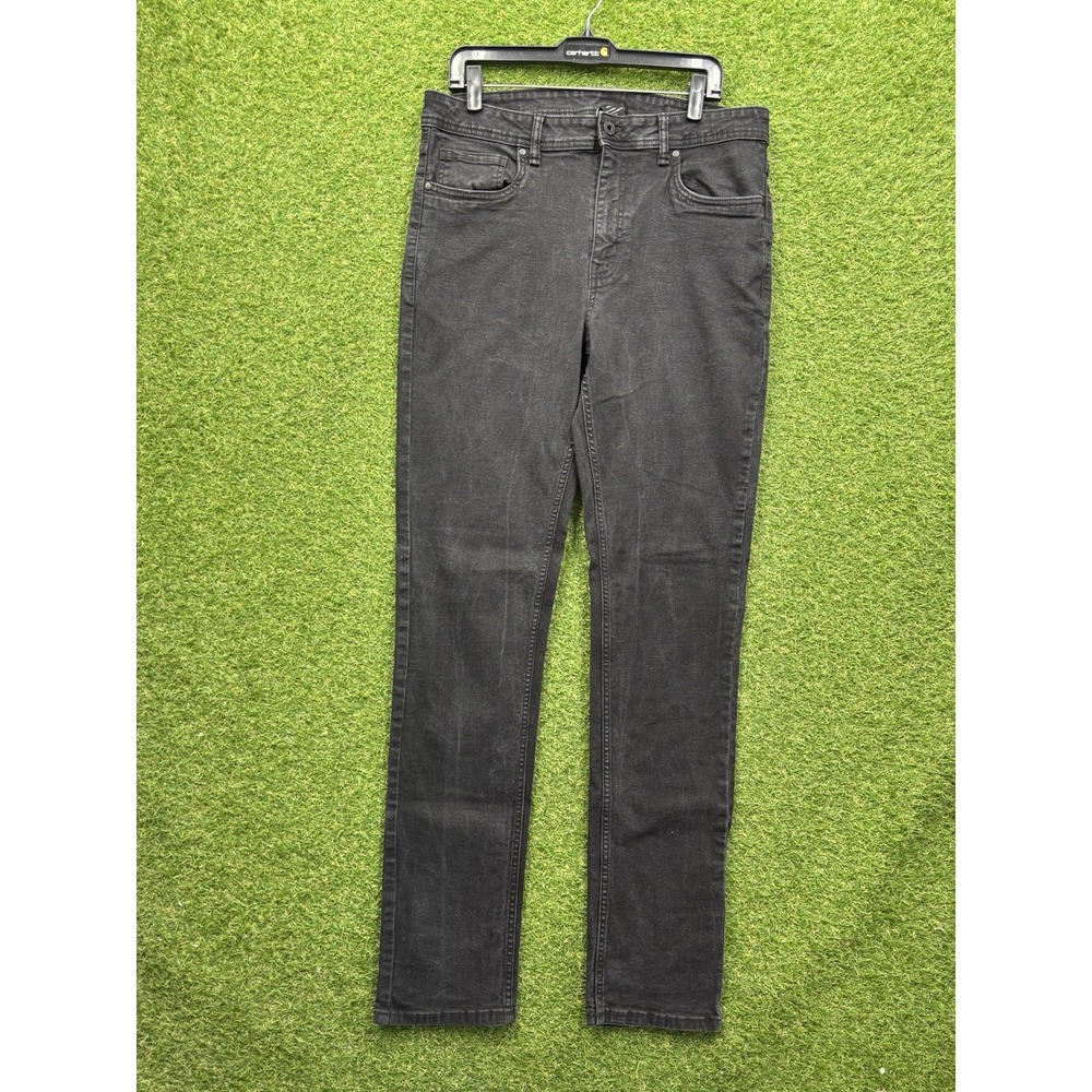 The Perfect Jean NYC Pants Mens 36x36 Slim Thick Jeans Black Denim Stretch Flex